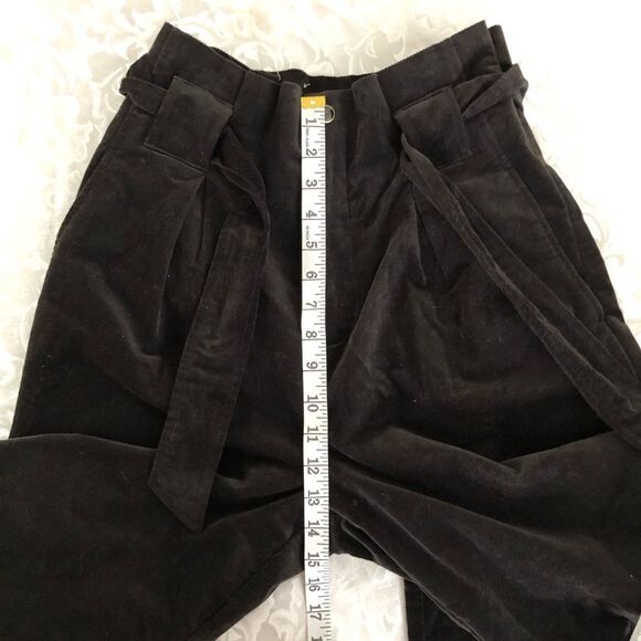 Scotch & Soda Daisy High-rise Paper Bag Pants Winter Edition Black Size Small - Picture 13 of 15